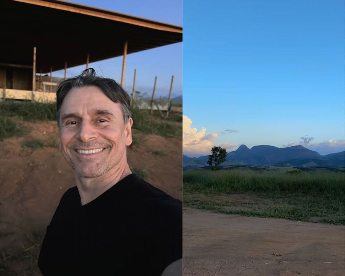 Murilo Rosa constrói rancho de café na Serra