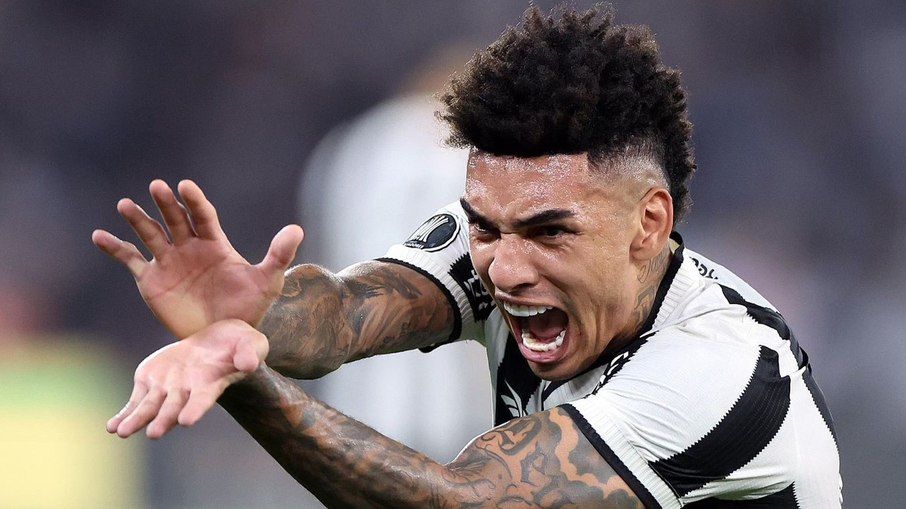 Igor Jesus se despede do Botafogo antes de transferência para o Nottingham Forest. Reprodução: Esporte IG