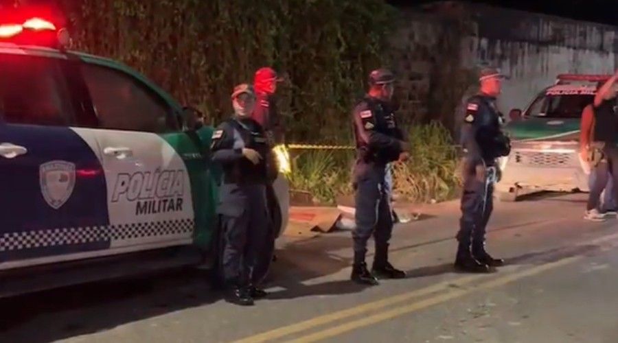 Corpo esquartejado é encontrado em sacolas na Zona Leste de Manaus. Reprodução: Globo