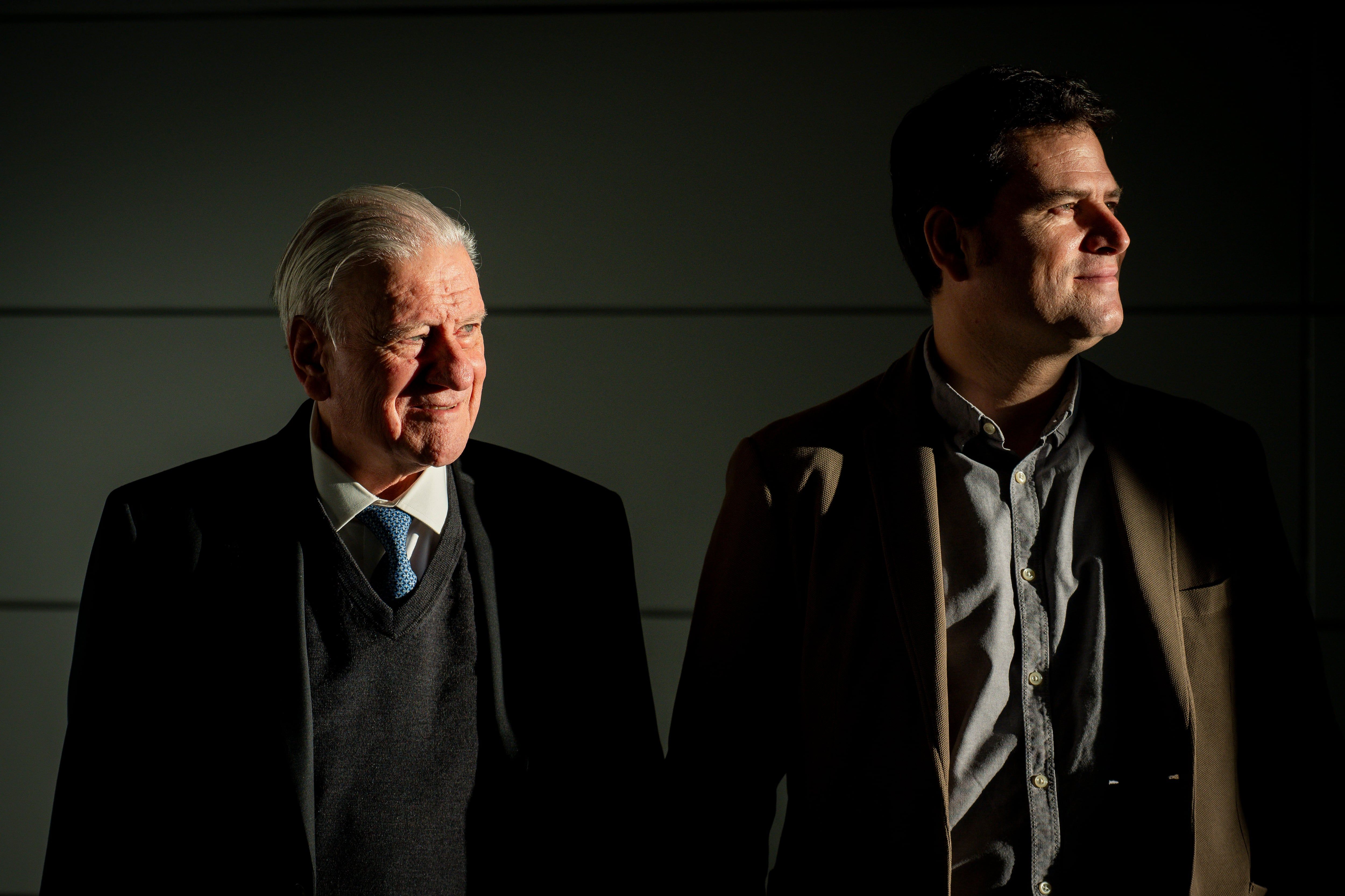 Cardiologistas Fuster e Ibáñez, no CNIC de Madrid, apresentam resultados de estudo. Reprodução: Retorno do item 11