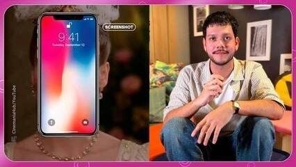 Rostos de Hollywood geram debate sobre o 'iphone face'. Reprodução: Globo