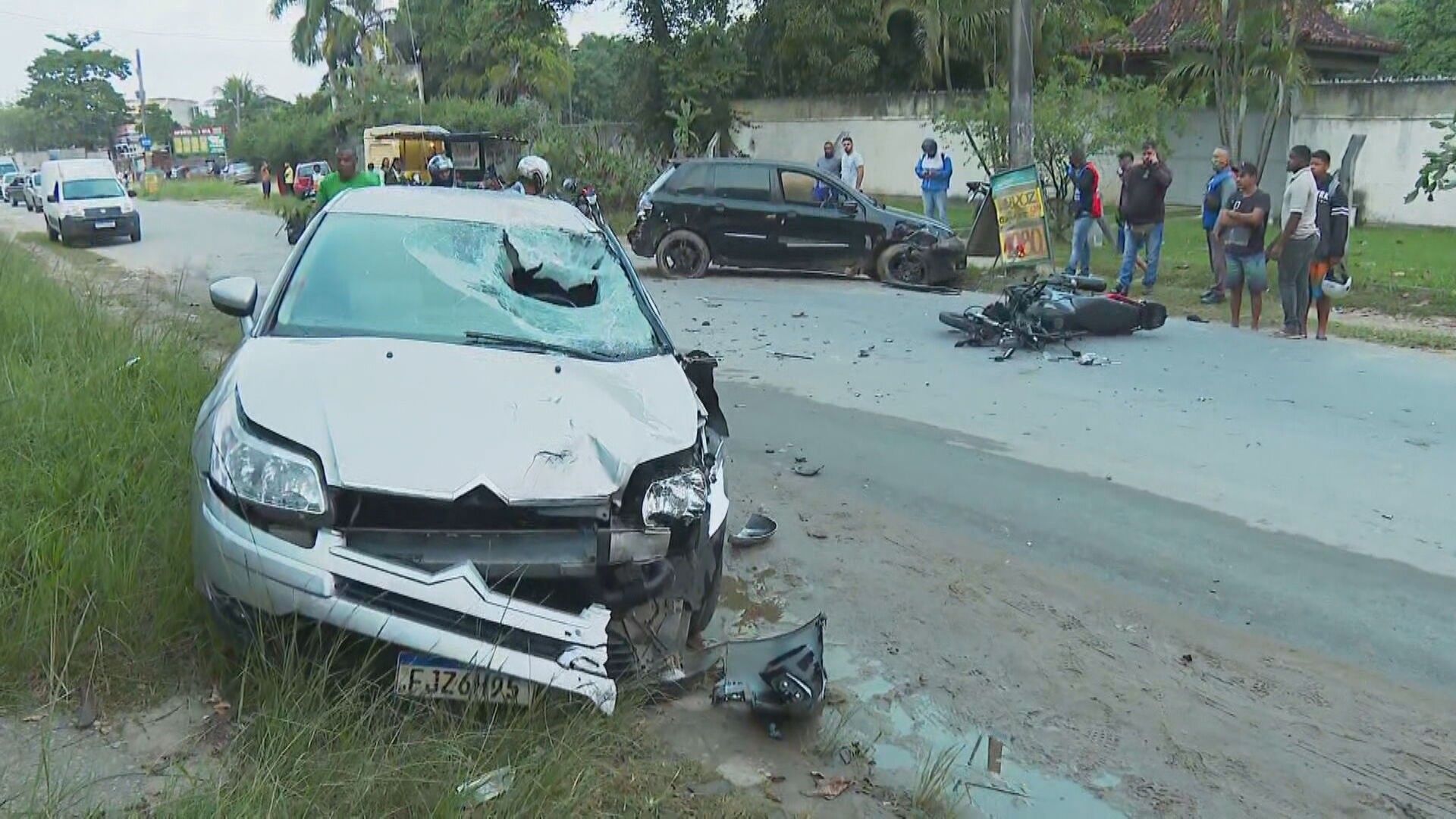 Hospital no Rio atende diariamente cerca de 20 motociclistas vítimas de acidentes. Reprodução: Globo