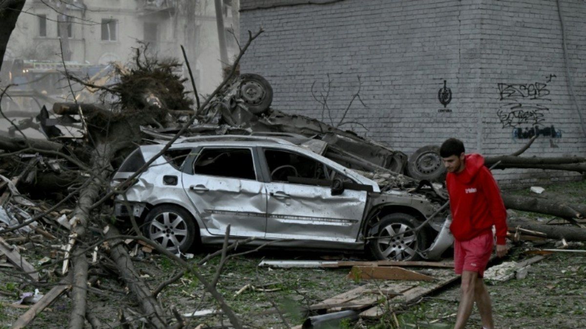 Donald Trump manifesta frustração com os ataques à Ucrânia que resultaram em mortes. Reprodução: AFP