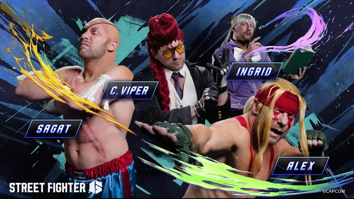 Street Fighter 6 anuncia quatro personagens DLC para o terceiro ano, sem Kenny Omega. Reprodução: GosuGamers