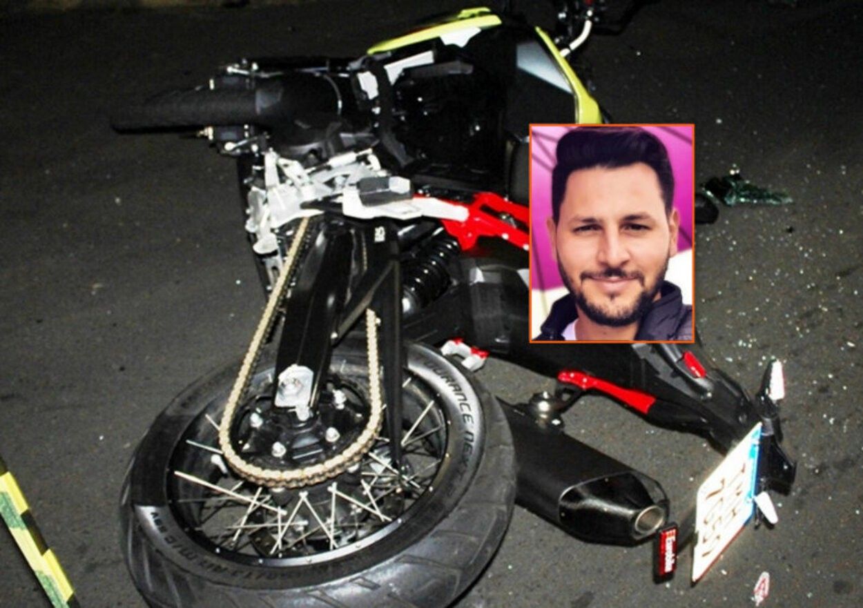 Motociclista de 36 anos morre em grave acidente de trânsito em Matão. Reprodução: Maury Jr./ Matão Urgente