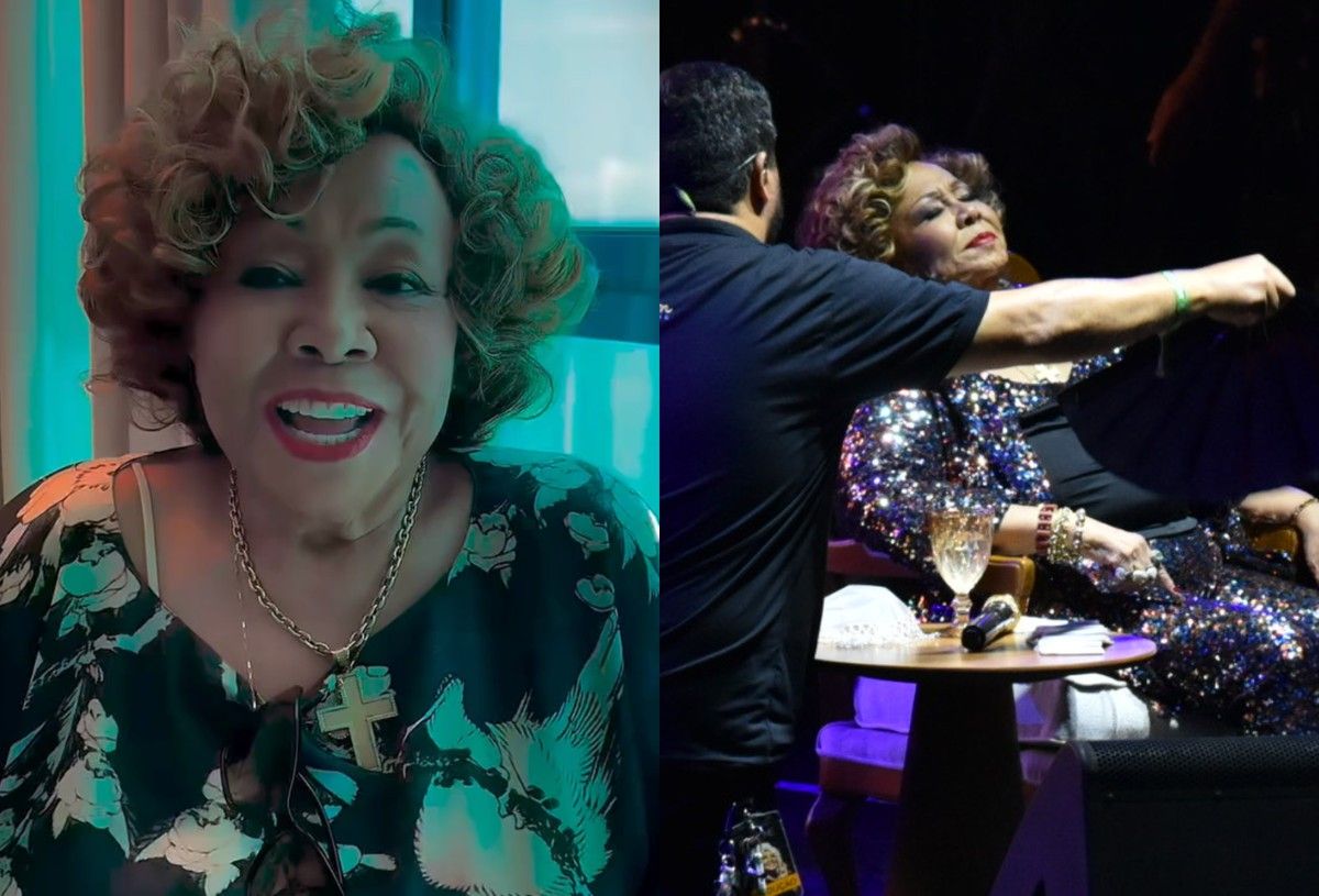 Alcione tranquiliza fãs após mal-estar em show