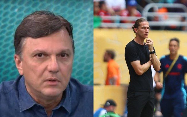 Mauro Cezar critica Filipe Luís por falta de ofensividade após empate do Flamengo. Reprodução: iG