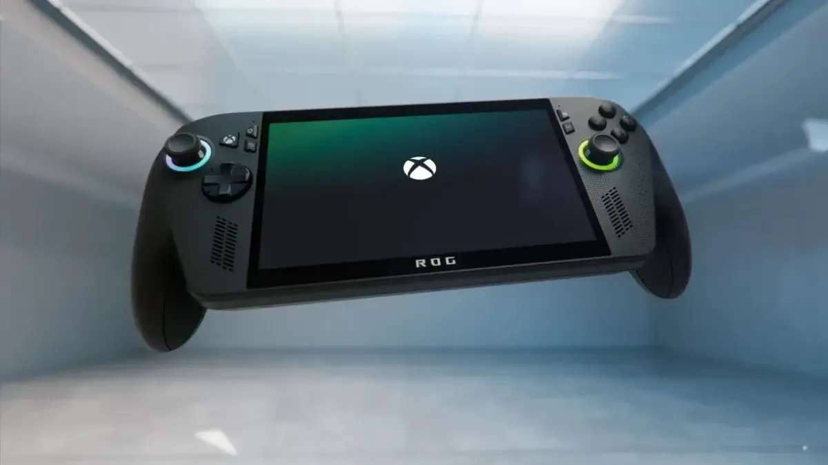 Novo console portátil da ASUS ROG e Xbox deve ser lançado em outubro. Reprodução: GosuGamers