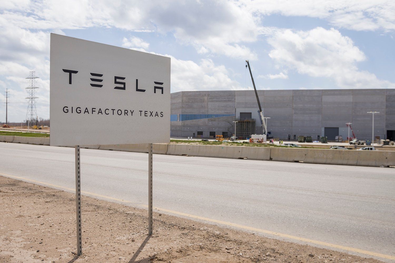 Gigafábrica da Tesla em construção no Texas pode perder incentivos fiscais. Reprodução: Gizmodo