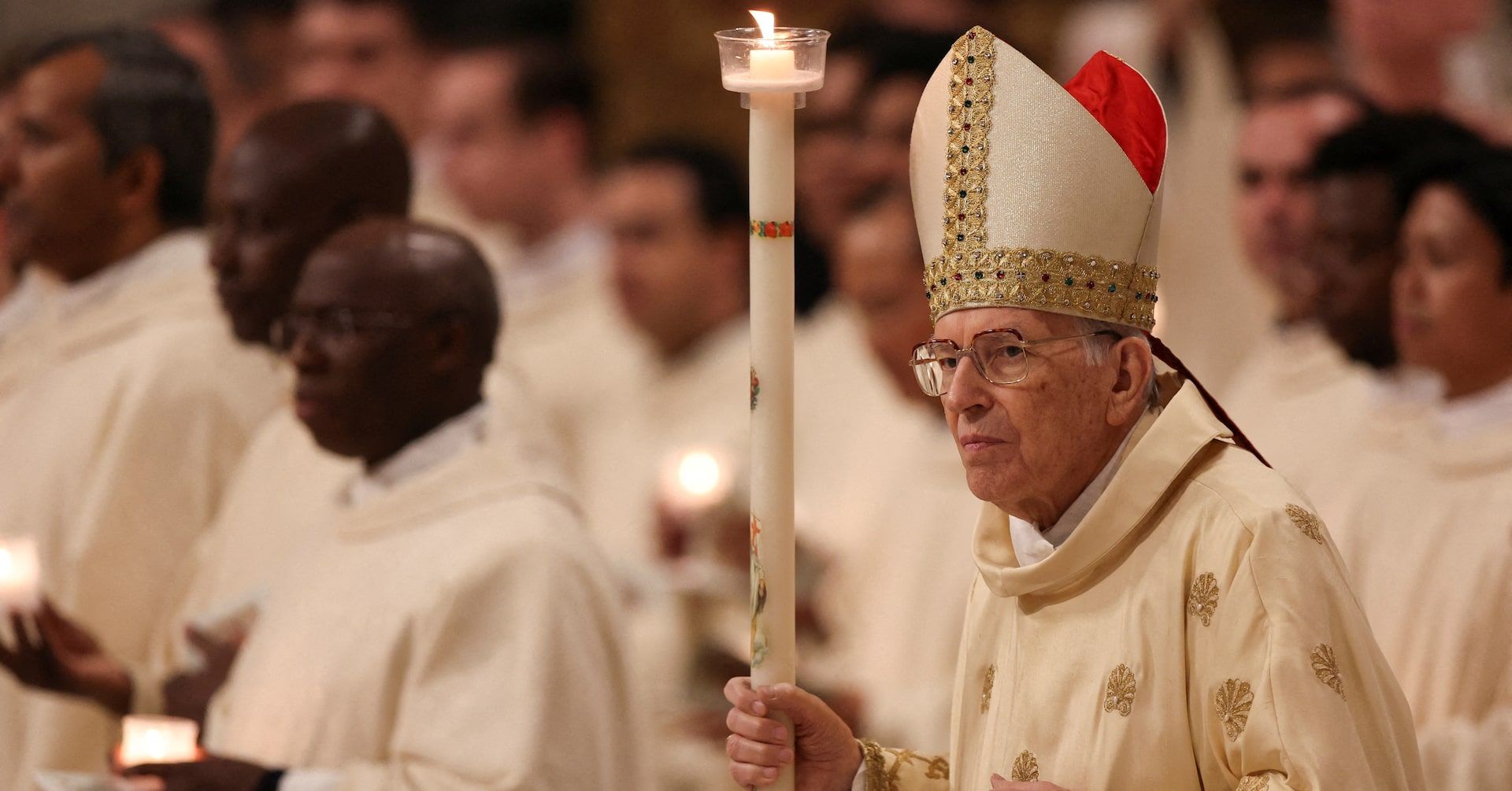 Cardeais católicos discutem possíveis sucessores para o Papa Francisco. Reprodução: Reuters