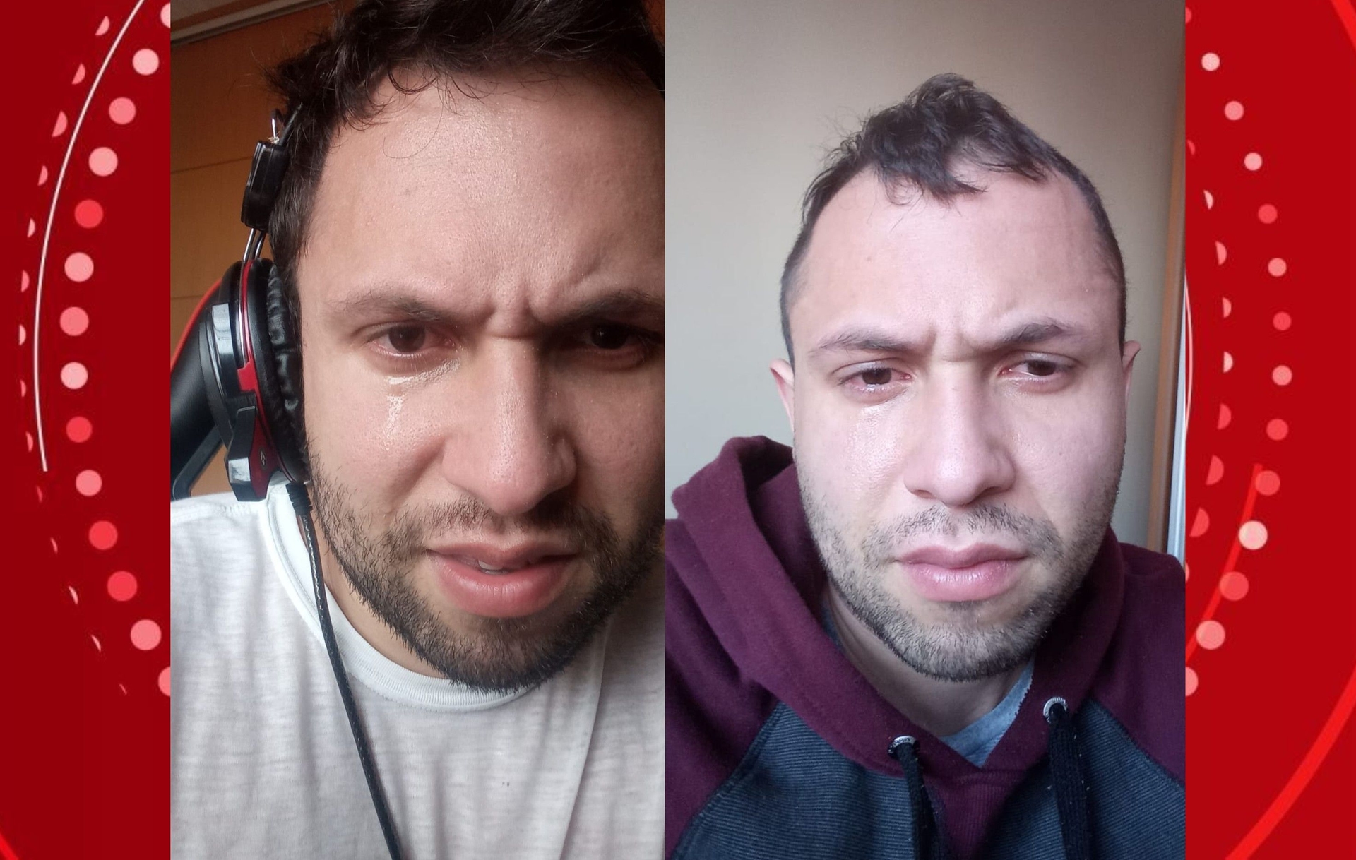 Curitibano Victor Camargo descobre cefaleia em salvas após anos de dor de cabeça. Legenda da imagem. Reprodução: Retorno do item 11