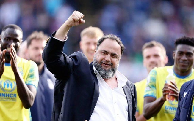 Evangelos Marinakis pode se tornar financiador de John Textor no Botafogo.; Reprodução: Esporte IG