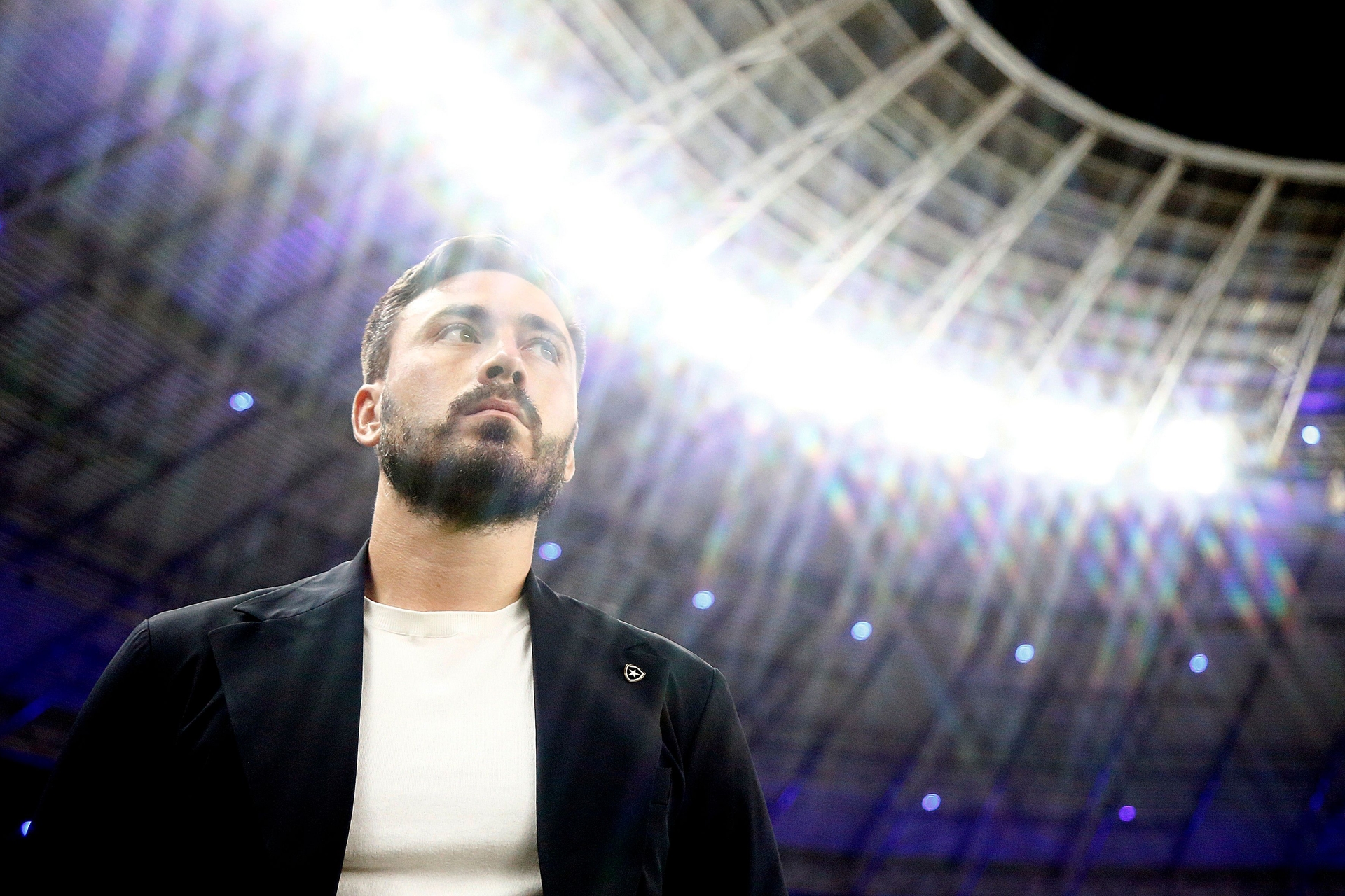 Marçal brilha com dois gols na vitória do Botafogo sobre o Fortaleza pelo Campeonato Brasileiro.; Reprodução: Globo