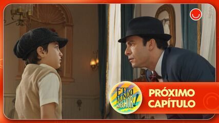 Celso humilha Samir em cena de Êta Mundo Melhor!; Reprodução: Globo