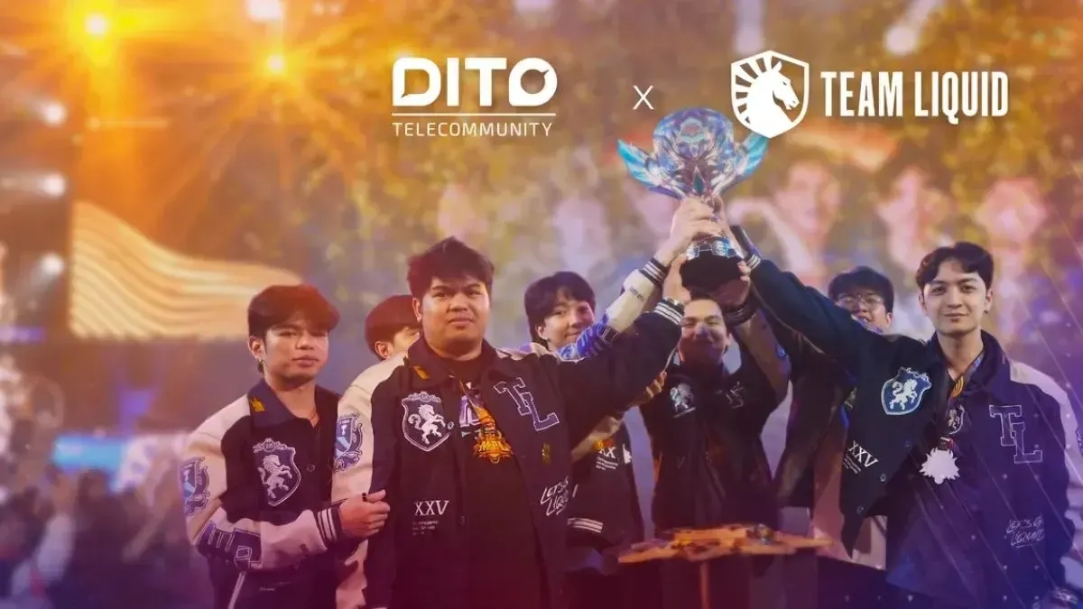 Time Liquid PH anuncia parceria com DITO para o Mid Season Cup 2025.; Reprodução: GosuGamers