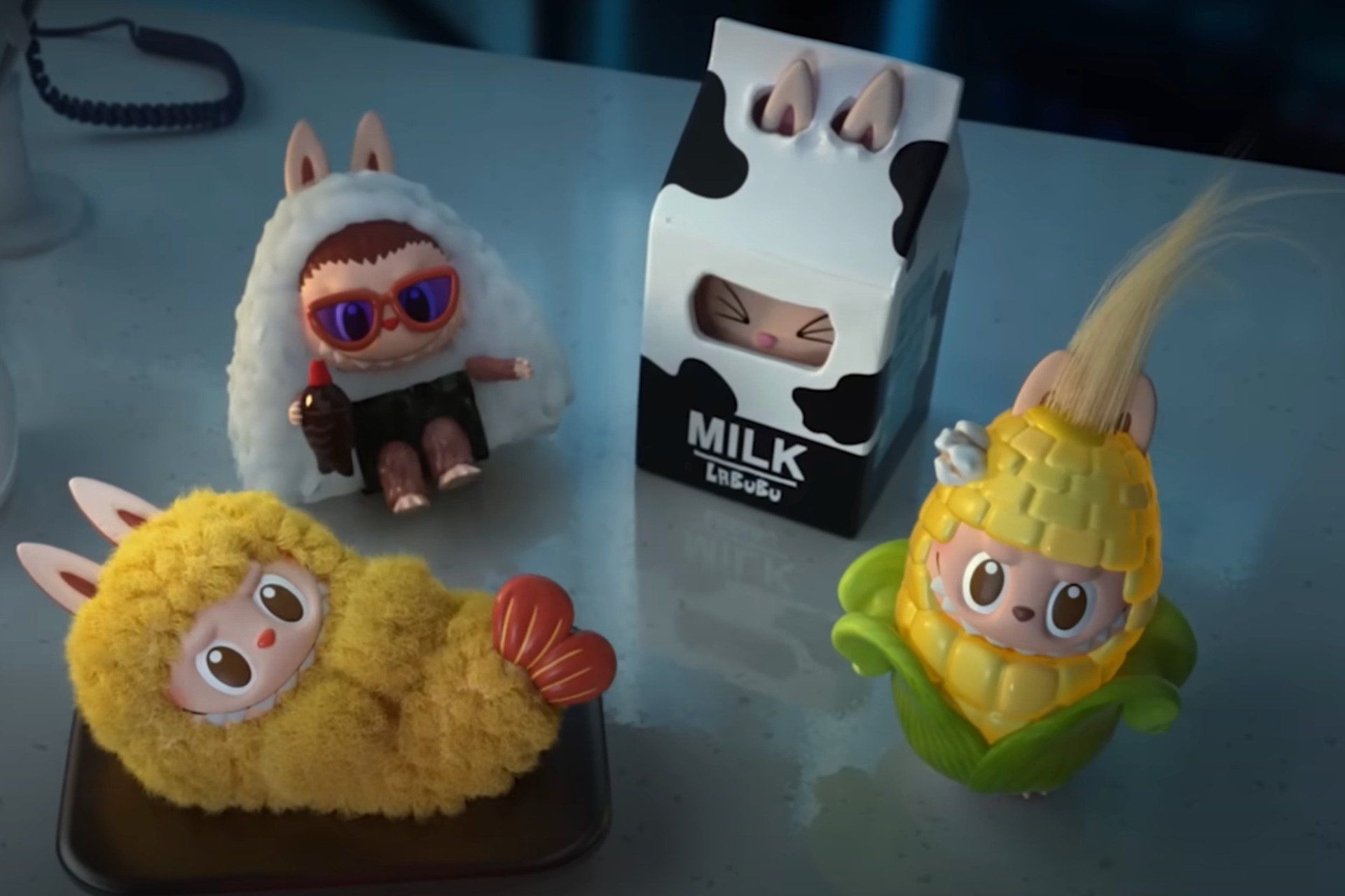 O personagem Labubu Wacky Mart, sucesso viral, captura a atenção com seu estilo 'feio e fofo'. Legenda da imagem. Reprodução: Gizmodo