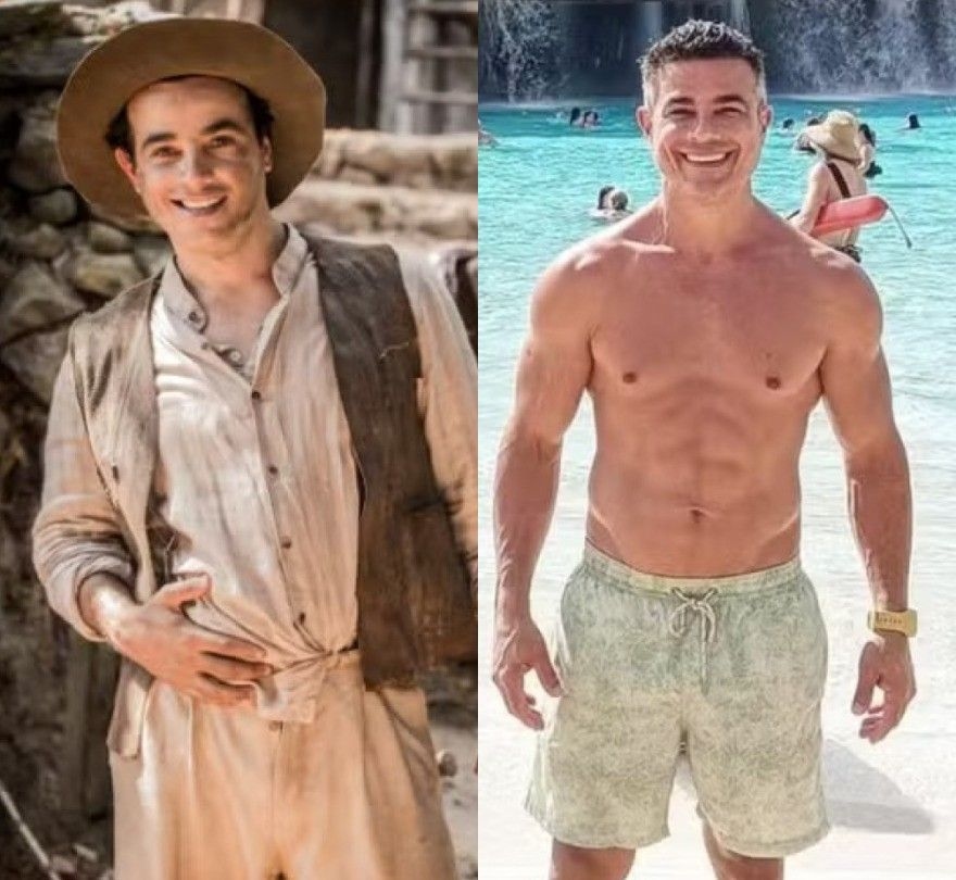 Atores de 'Êta mundo bom!' revelam transformações físicas para a nova novela 'Êta mundo melhor!'. Legenda da imagem. Reprodução: Globo
