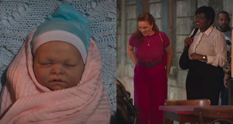 Bebês reborn ganham destaque na nova temporada da novela 'Vale Tudo'; Legenda da imagem. Reprodução: Terra