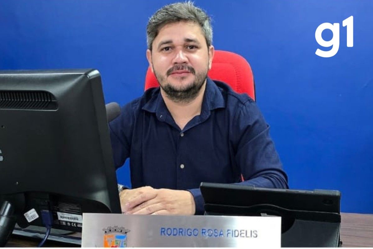 Vereador Rodrigo Rosa é acusado de incitar agressão durante feira agropecuária em Água Boa; Legenda da imagem. Reprodução: Globo.