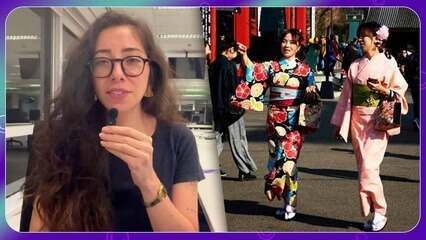 Influência da cultura japonesa na moda e beleza é celebrada no Dia da Imigração Japonesa. Legenda da imagem. Reprodução: Globo