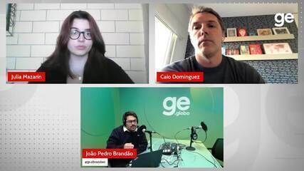 Luis Zubeldía comanda treino do São Paulo enquanto seu futuro no clube se torna incerto. Reprodução: Globo.