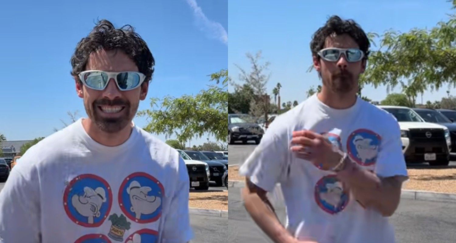 Joe Jonas se arrisca no funk nas redes antes do show no Brasil. Reprodução: Gshow