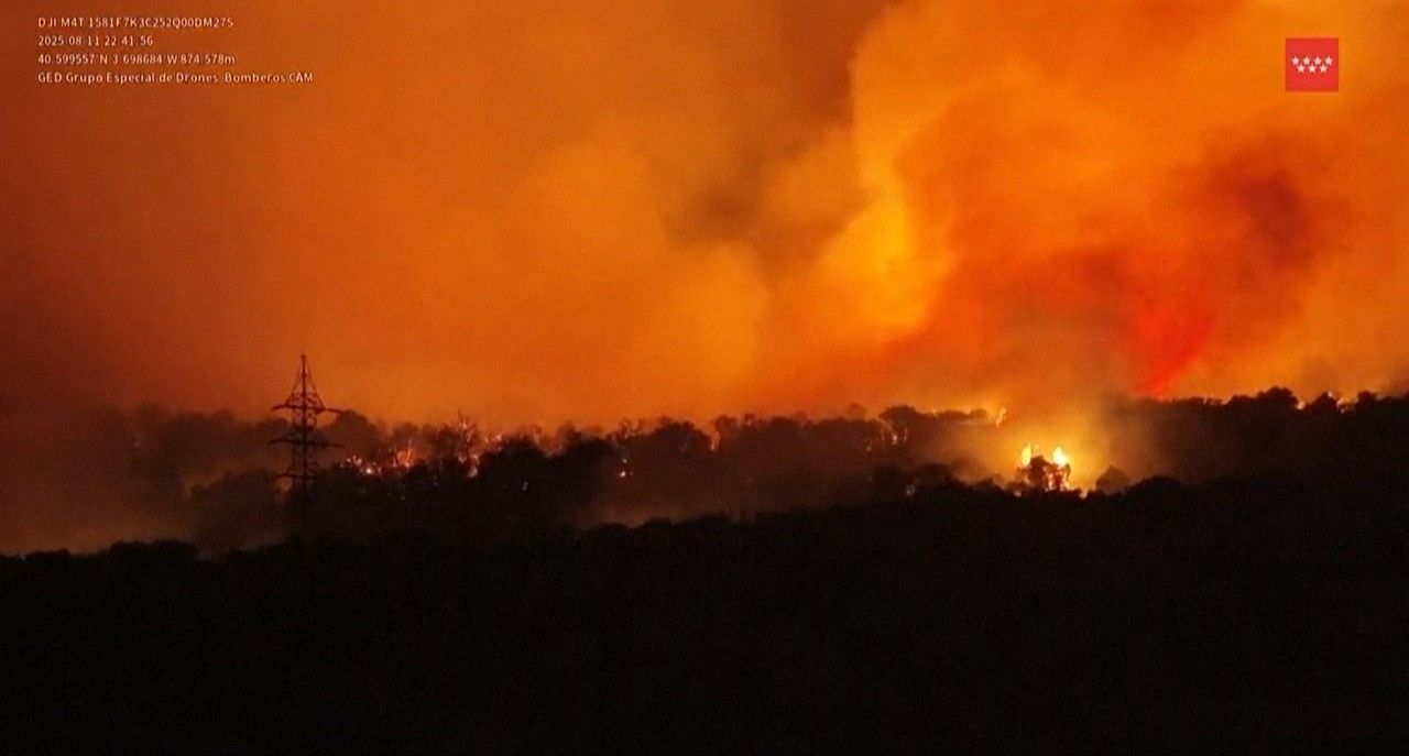 Incêndios florestais na Espanha e onda de calor causam mortes e alertas em toda a Europa. Reprodução: Globo
