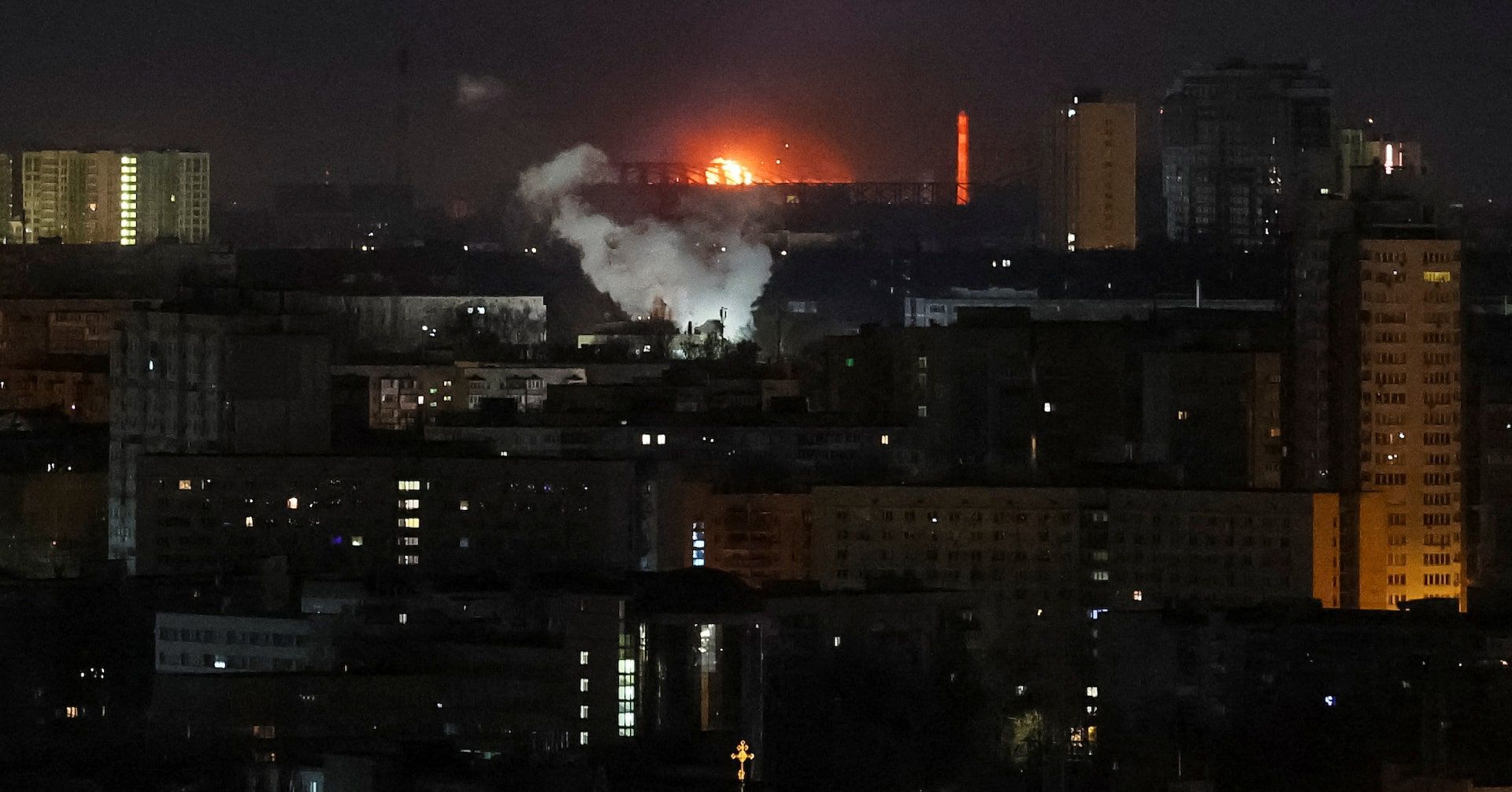 Ataque de drones da Rússia causa feridos e danos em Kyiv. Reprodução: Reuters