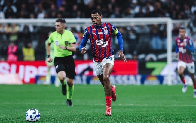 Bahia provoca Corinthians nas redes sociais após disputa por Kauê Furquim. Reprodução: iG Esporte