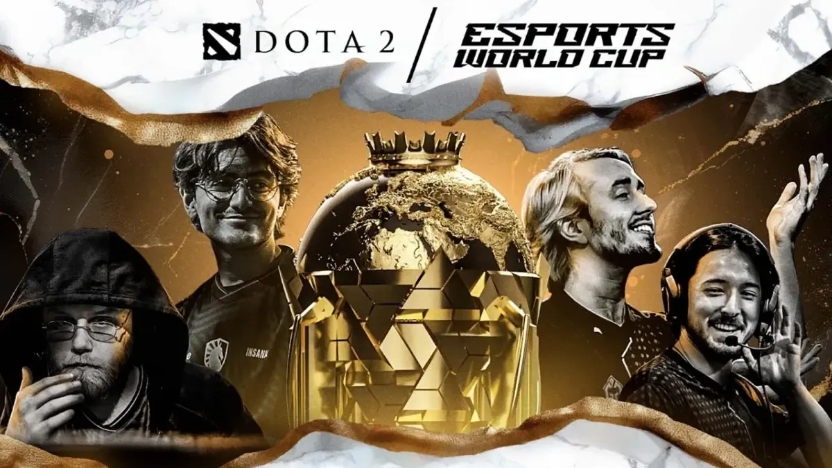 As 16 das melhores equipes de Dota 2 se preparam para a Esports World Cup 2025. Reprodução: GosuGamers