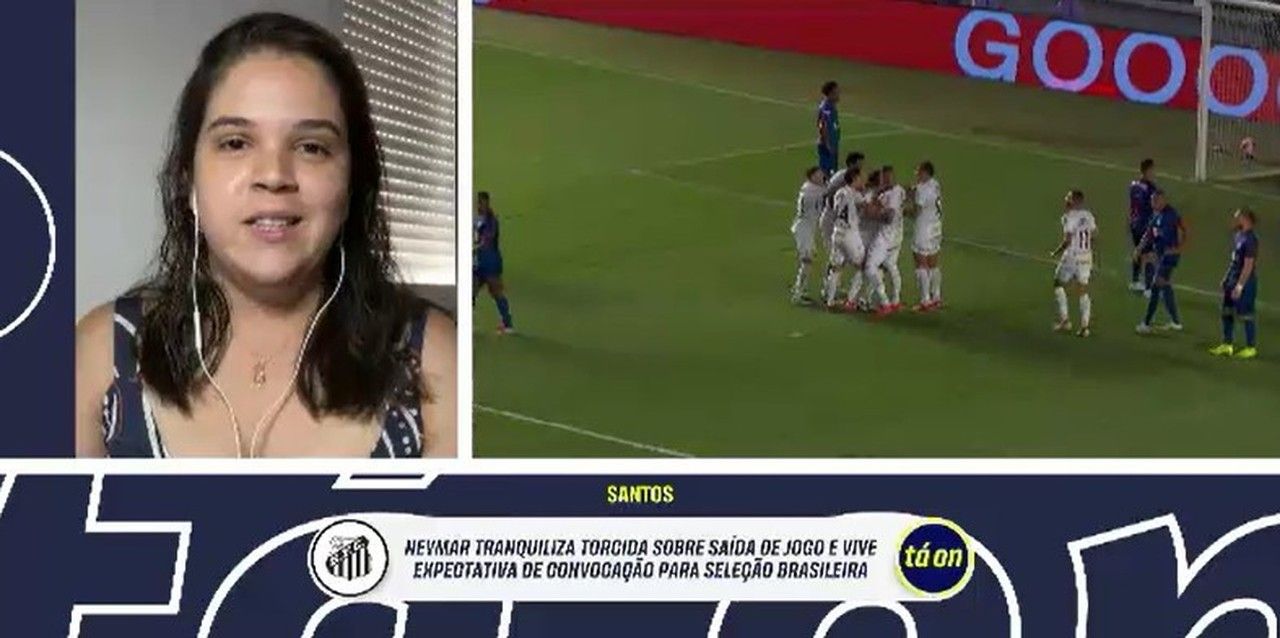 Neymar inicia treinos no Santos aguardando convocação