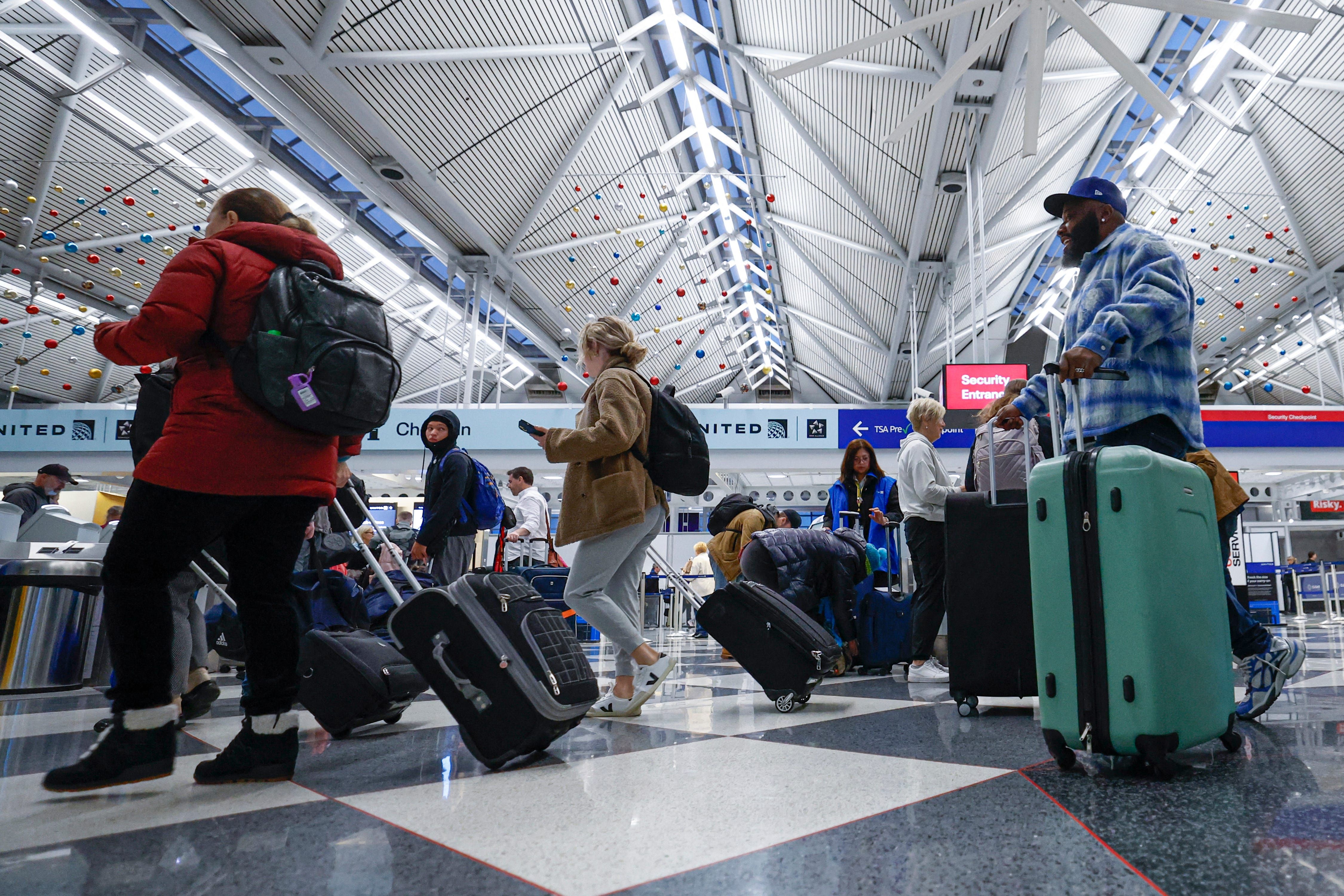 Chicago O'Hare International Airport teve o maior número de voos cancelados na sexta-feira, segundo Cirium. Reprodução: Retorno do item 11