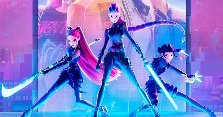 Guerreiras do K-Pop: Honmoon em destaque, filme quebra recorde da Netflix e trilha lidera Spotify. Legenda da imagem. Reprodução: Legião dos Heróis