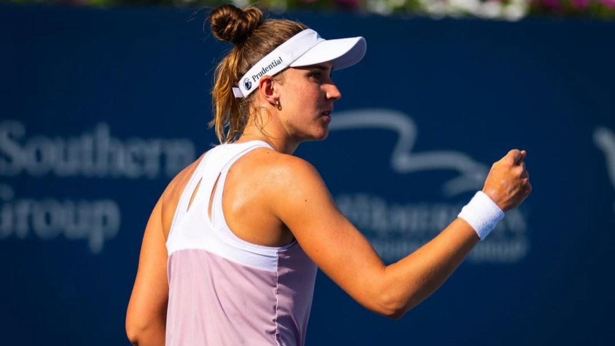 Bia Haddad se prepara para sua estreia em Wimbledon contra a eslovaca Rebecca Sramkova. Reprodução: iG Esporte