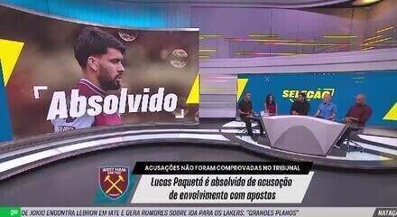 Cahê Mota analisa a absolvição de Lucas Paquetá e suas repercussões no futebol. Reprodução: Globo