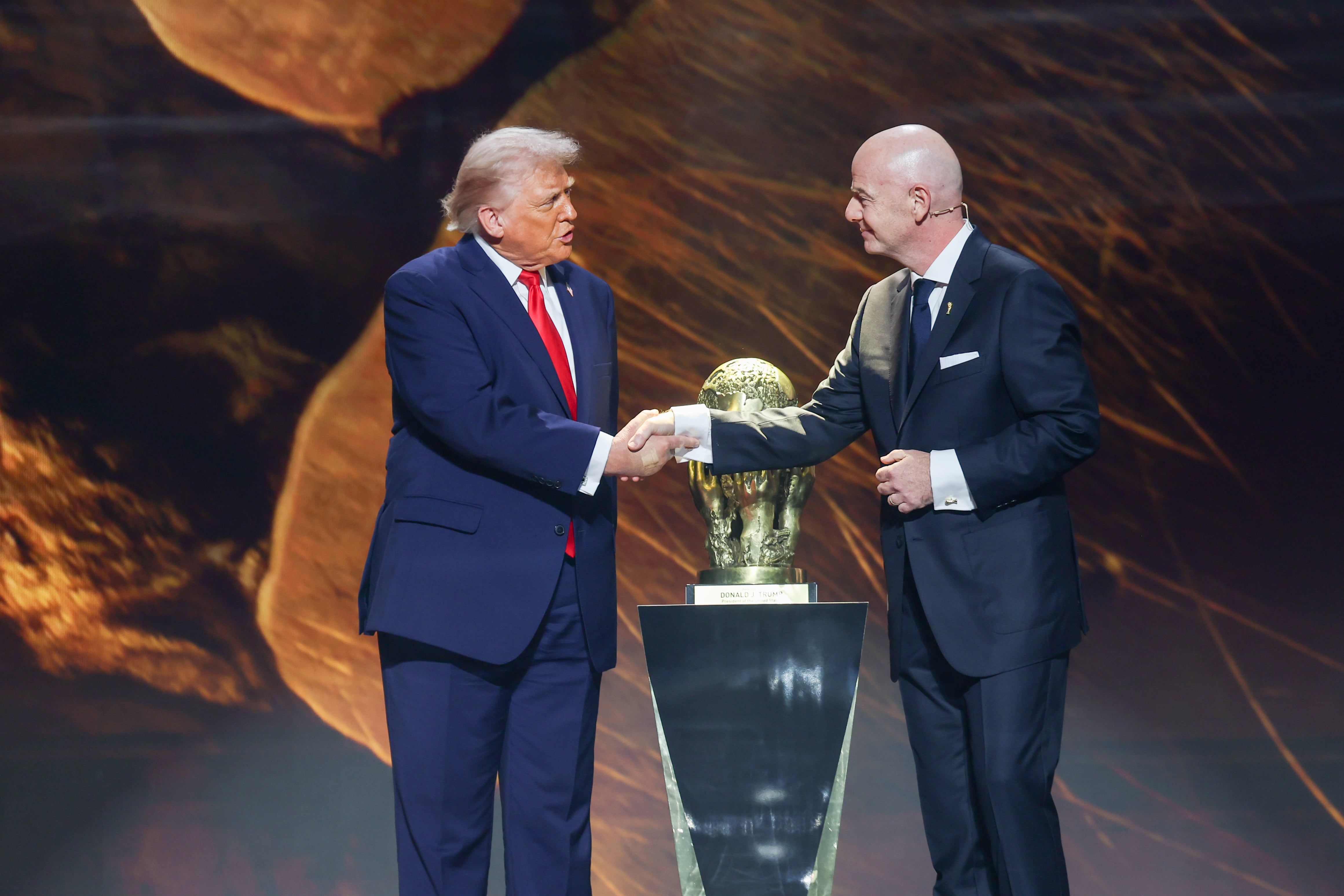 Risco de Trump para o Mundial de futebol. Reprodução: Cincodias