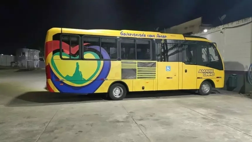 Dez ônibus gratuitos começam a circular em Magé a partir de segunda-feira. Reprodução: Diário do Rio