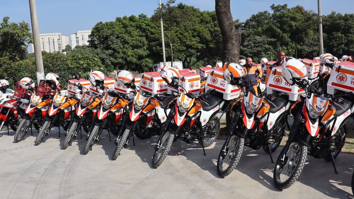 Equipamentos são apresentados para melhorar a resposta a emergências durante o Maio Amarelo. Reprodução: iG