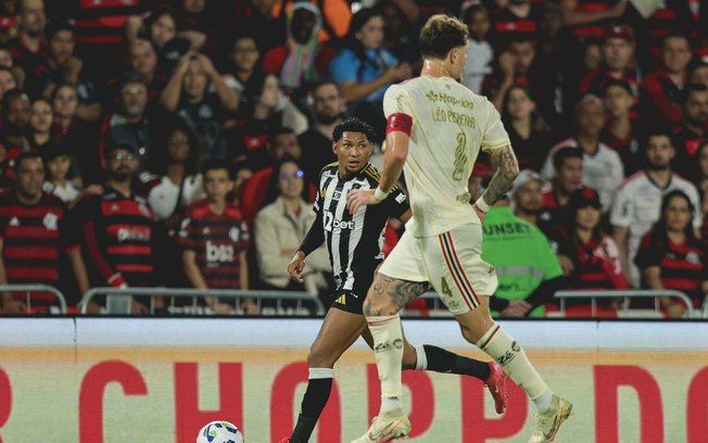 Atlético-MG comemora vitória sobre o Flamengo no Maracanã. Reprodução: ESPN
