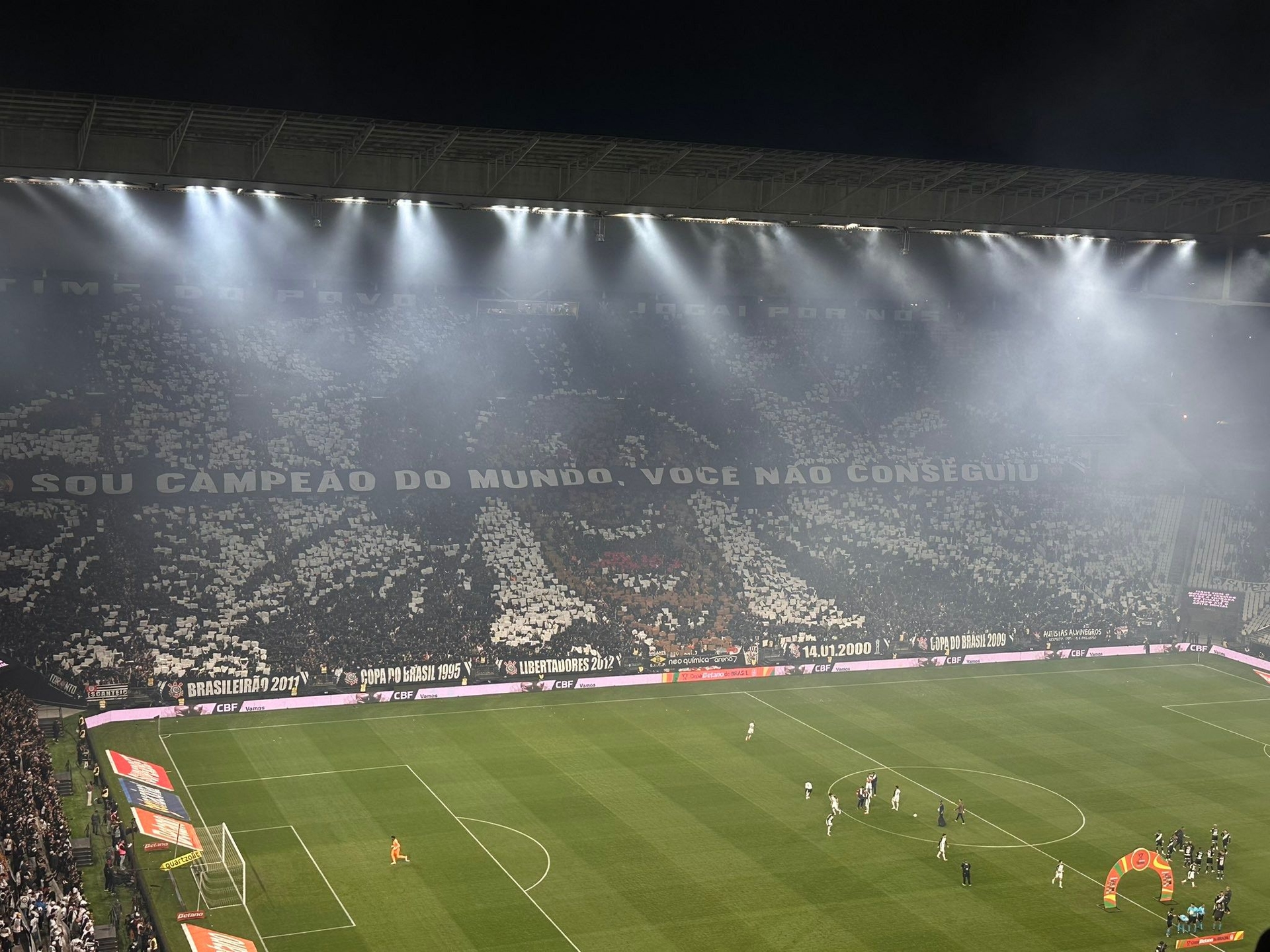 Corinthians provoca Vasco antes da final da Copa do Brasil. Reprodução: Ge