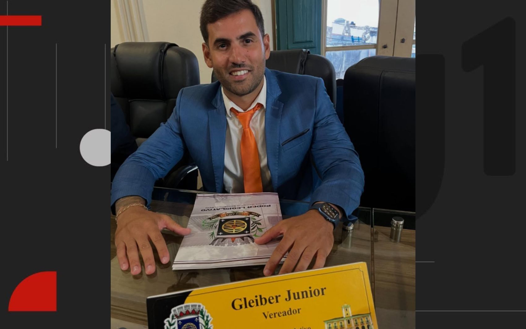 Vereador Gleiber Júnior é morto a tiros em sítio da família, Santo Amaro, Bahia. Reprodução: Retorno do item 11