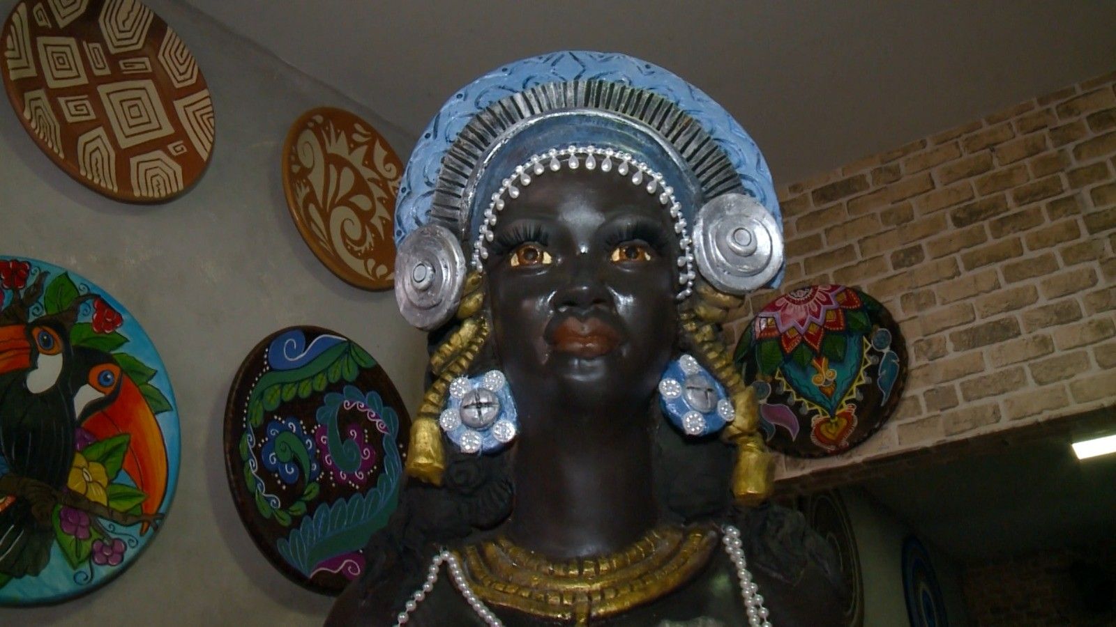 A Feira Preta no Piauí celebra a ancestralidade e resistência das mulheres negras. Reprodução: Globo