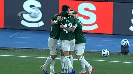 Botafogo enfrenta Palmeiras e amarga derrota na 20ª rodada do Brasileirão. Reprodução: Globo