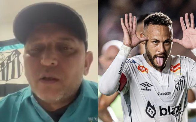 Torcedor do Santos se desculpa após discussão acalorada com Neymar durante partida. Reprodução: Raul Baretta