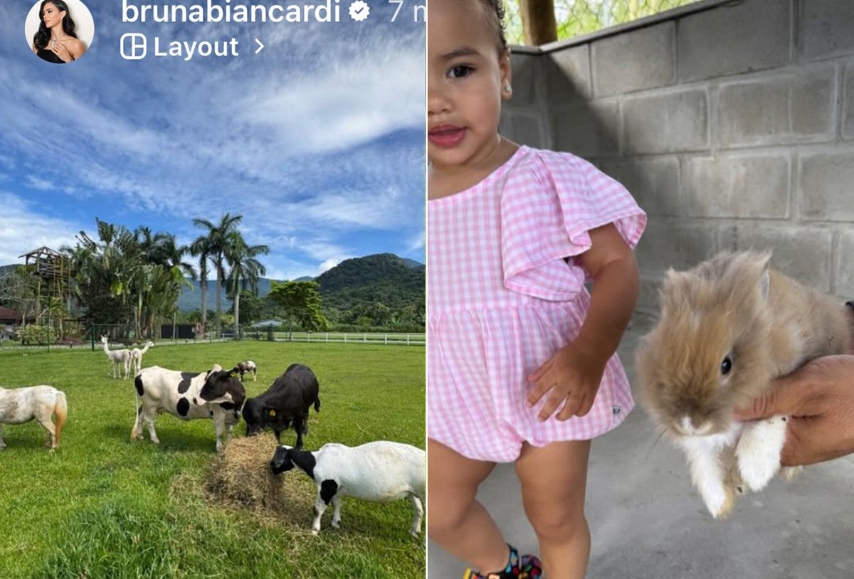 Bruna Biancardi compartilha rotina com Mavie e Neymar Pai