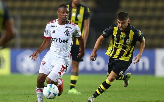 Vanesa Britos compartilha postagem enigmática sobre Nicolás de la Cruz após polêmica no Flamengo. Reprodução: iG Esporte