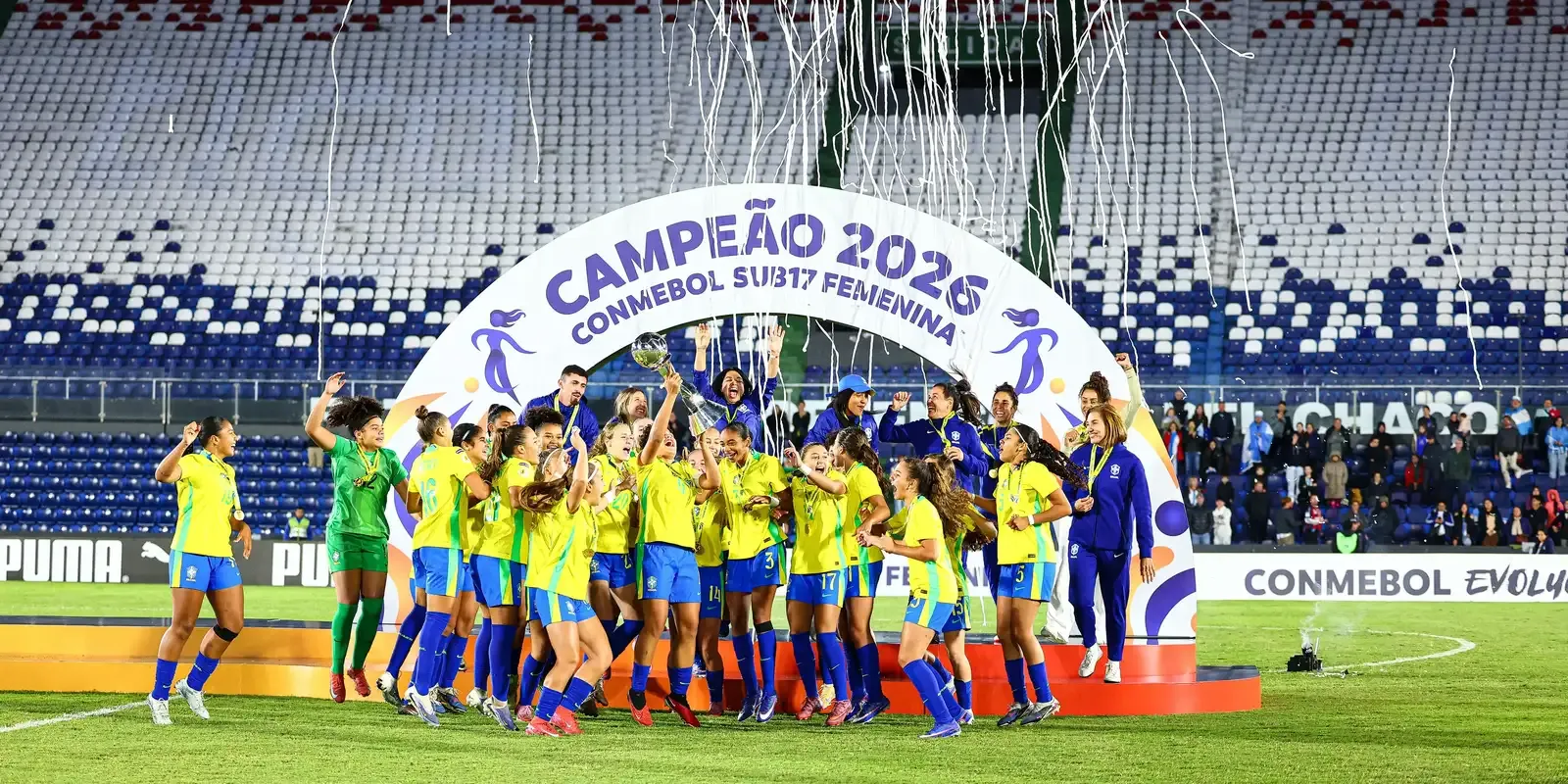 Brasil derrota Argentina e é campeão Sul-Americano Sub-17 feminino - Foto: EBC