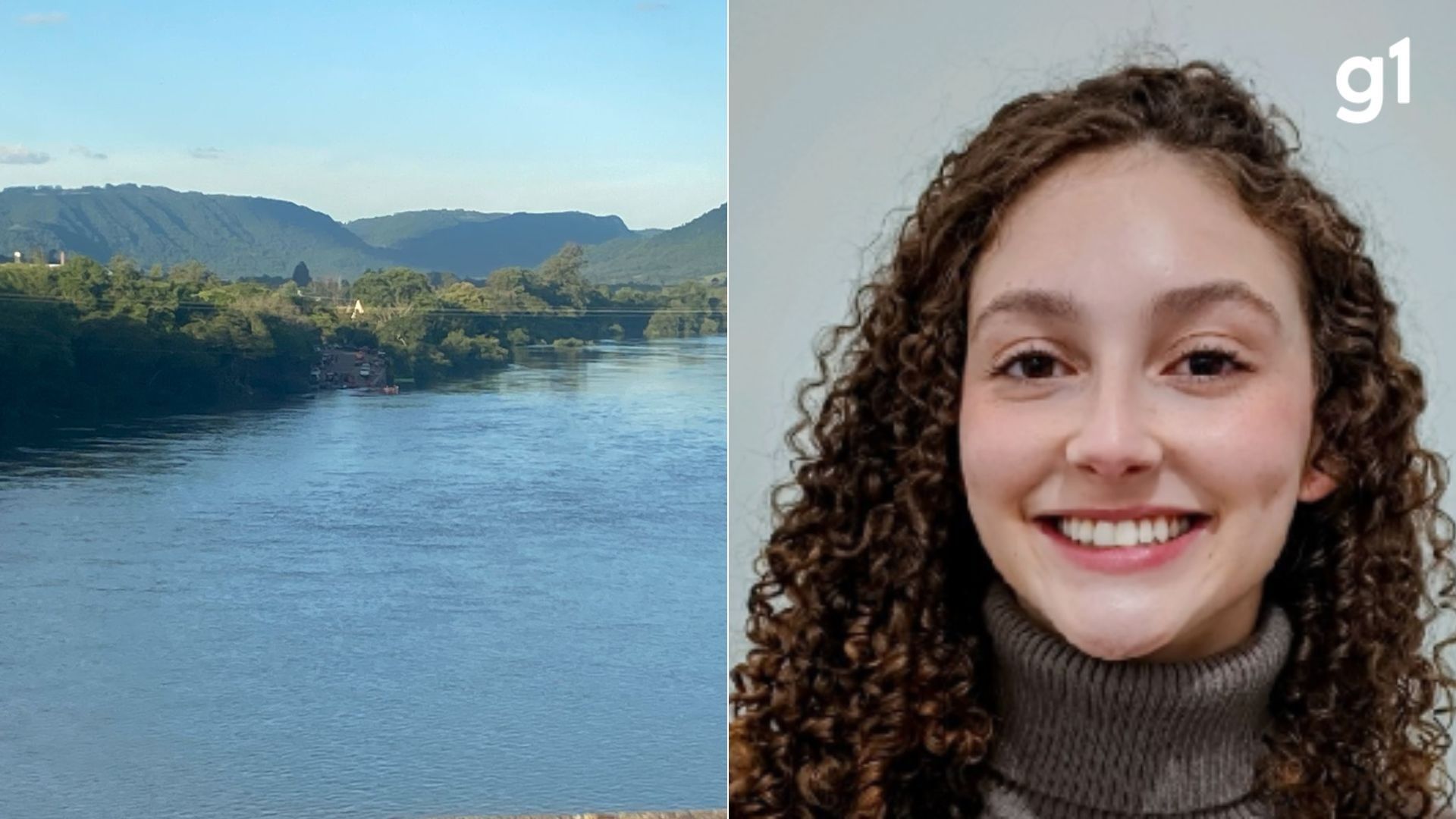 Servidora do programa de monitoramento da água morre após queda em rio no RS. Reprodução: G1