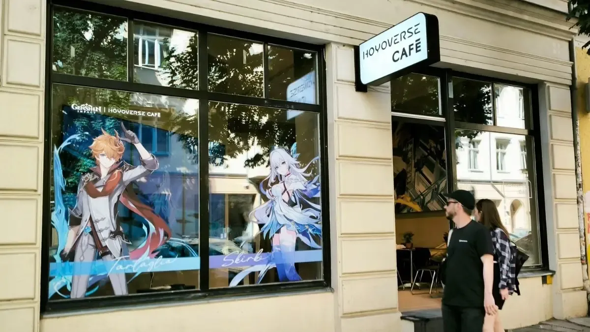 Café em Berlim faz abertura suave no dia 20 de junho, com evento de Genshin Impact. Reprodução: Nome do Autor