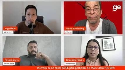 Emanuelle Ribeiro comenta estreia dos novos reforços do Flamengo. Reprodução: Globo